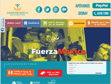Tablet Screenshot of alimentoparatodos.org.mx